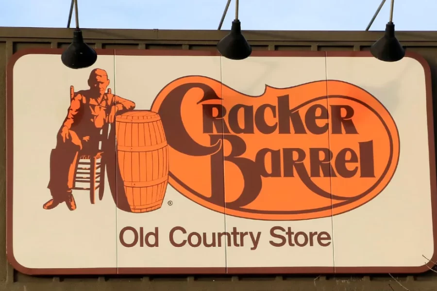 Cracker Barrel sign